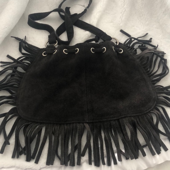 Genuine leather fringe purse - Picture 8 of 11